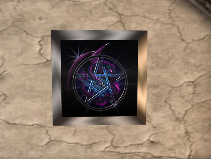 Witch wall decor - Serpent Pentacle