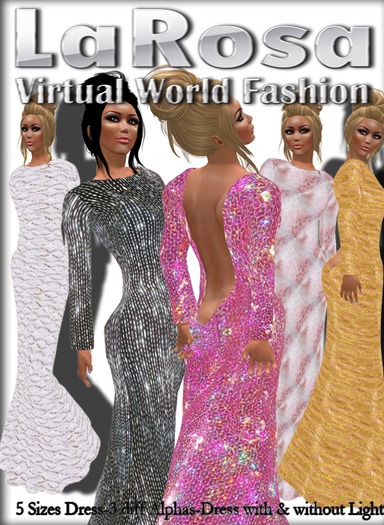LaRosa Nice Back Evening Dress Demo