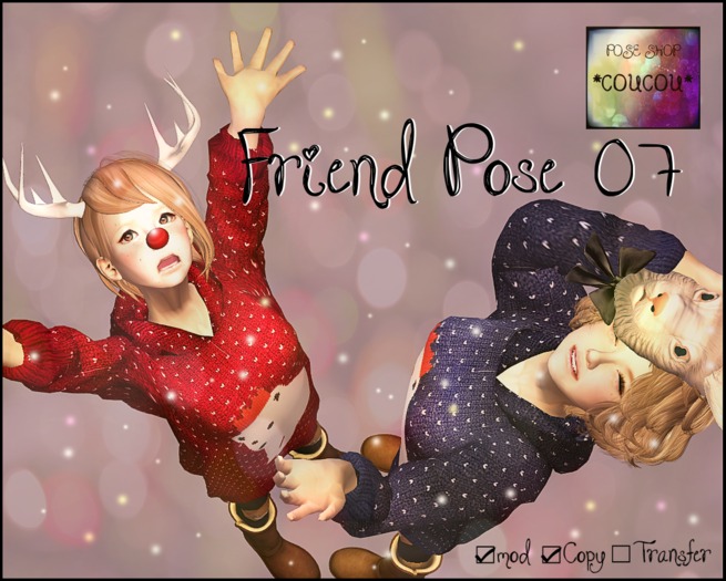 *coucou* Friend Pose 07