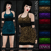 :::Sn@tch Mesh Ginger Leopard Dress (DEMOS):::