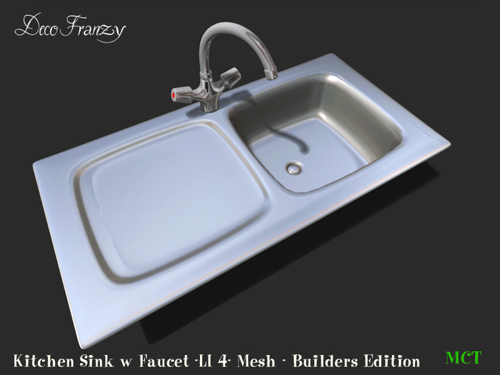 ~DecoFranzy~ Fullperm Kitchen Sink With Faucet