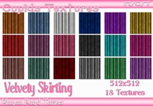 *Cupids Textures * 18 VELVETY SKIRTING