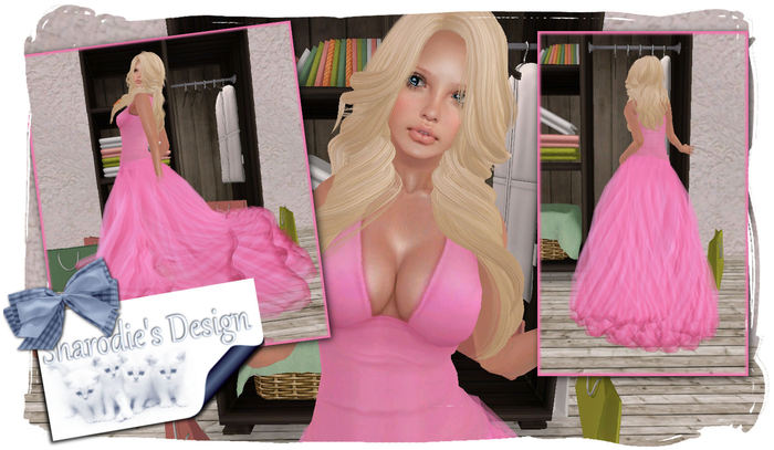 ~*~Shar's Gowns~*~Pink sheer
