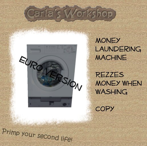 Money Laundering Washing Mashine, Euro Version