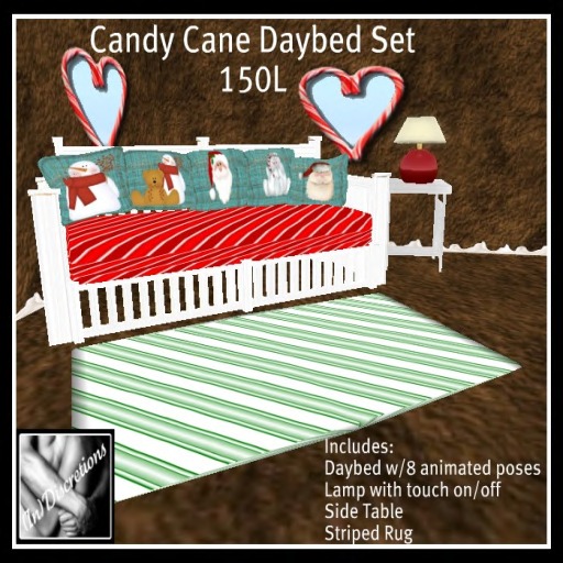 Candy Cane Daybed Set