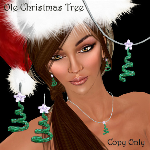 Ole Christmas Tree  Pendant Set (Copyable)