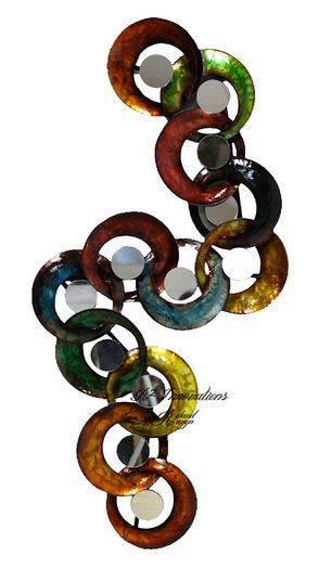 Linked Metal Wall Art