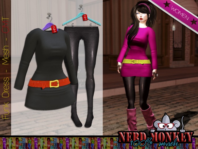 .::[NerdMonkey] [Funk Dress black]::. 