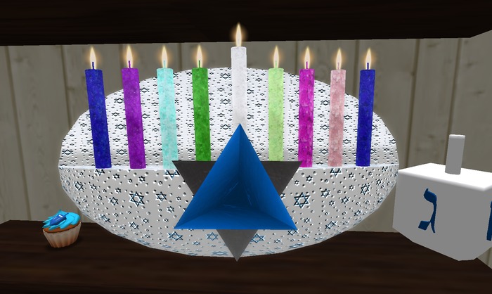 Star of David Chanukah Menorah