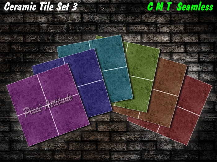 Ceramic Tile Textures Set 3