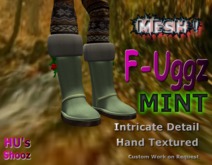 Hu'sShooz Unisex f-Uggz Mint