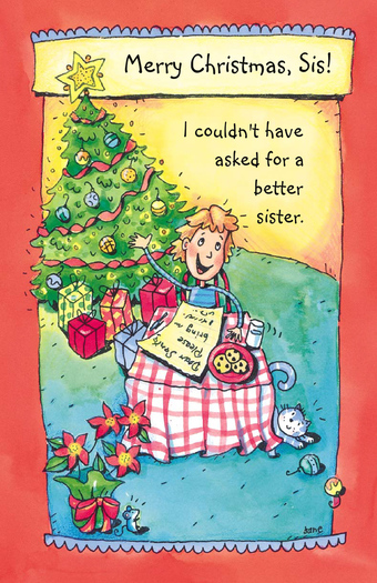 Christmas Card Sister