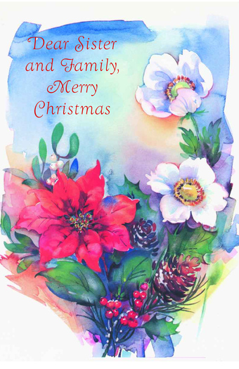 Christmas Card Sister