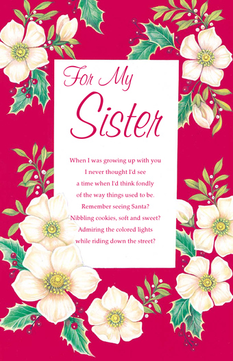 Christmas Card Sister