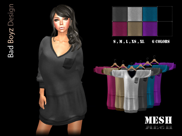 Bad GirlZ Mesh Long Sweater