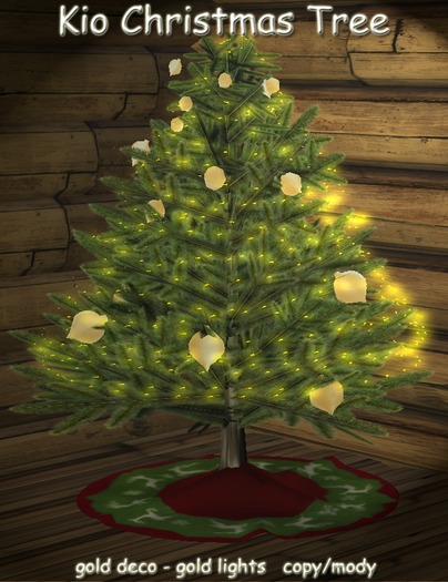 KiO ChristmasTree - gold - SALE