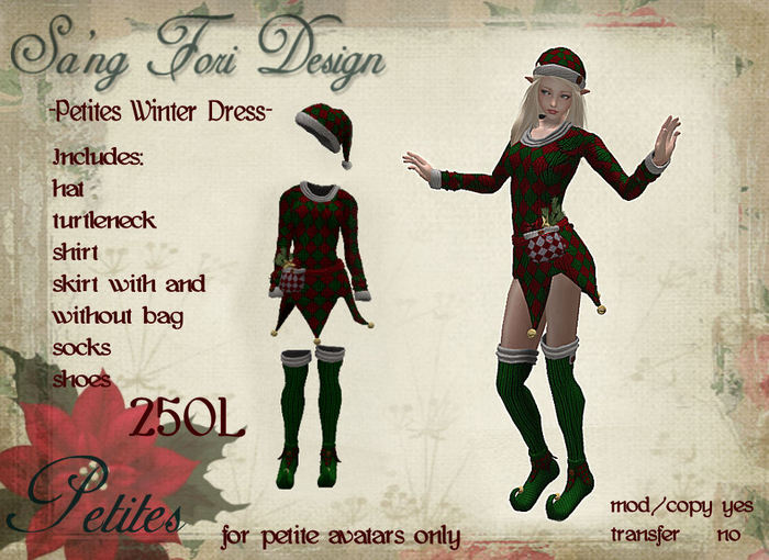 Sa'ng Fori Design -Petites Winter Elf-