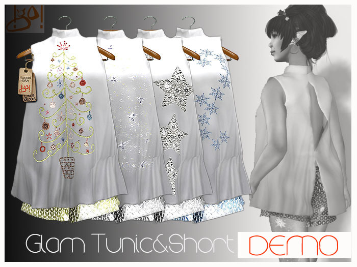 !gO! Glam Tunic&Short -Christmas DEMO-