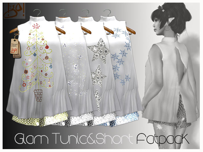 !gO! Glam Tunic&Short -Christmas - fatpack