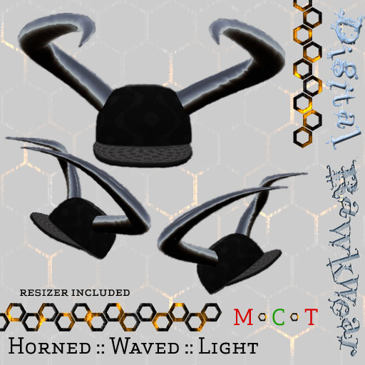 .:D:.:R:. Horned :: Waved :: Black [Lt]