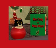 Wingsong Christmas Cat Ornament Box
