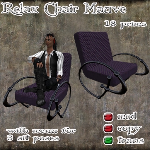 Relax chair mauve