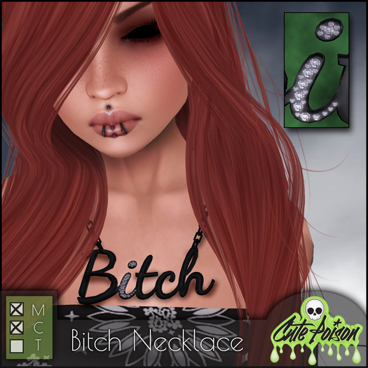Cute Poison - B-tch Necklace