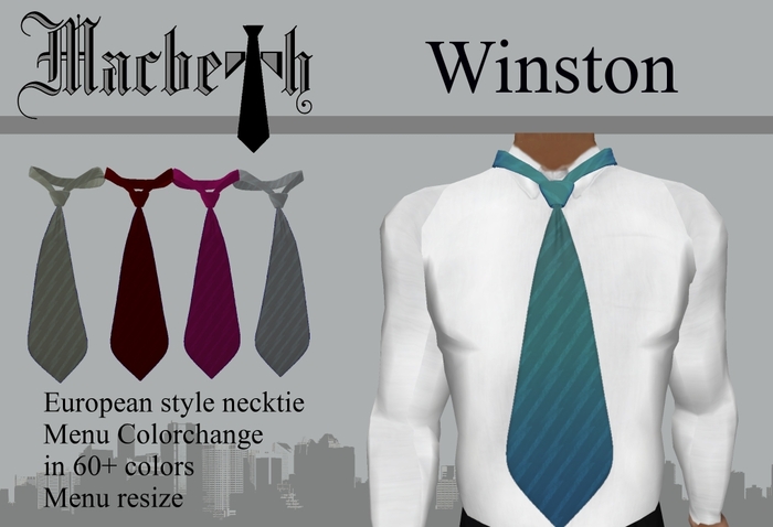 short black tie