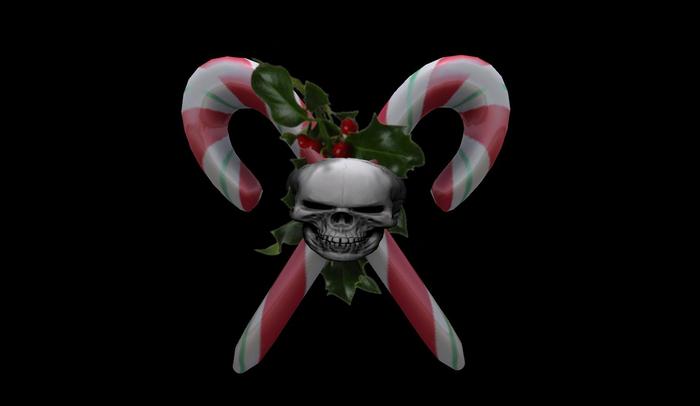 Skull Candy Cane