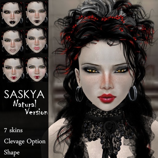 *KP* - Saskya Skin Pack - Natural Version (vampire)
