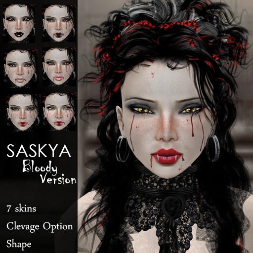 *KP* - Saskya Skin Pack - Bloody Version (vampire)