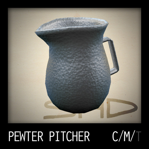 (shd) Pewter Pitcher - Mesh