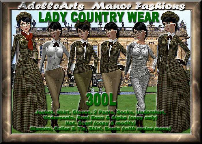 AdelleArts Ladies Country Wear