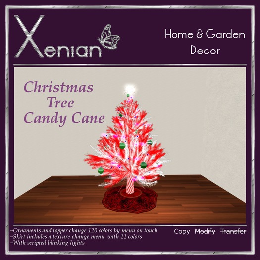 Xenian Christmas Candy Cane