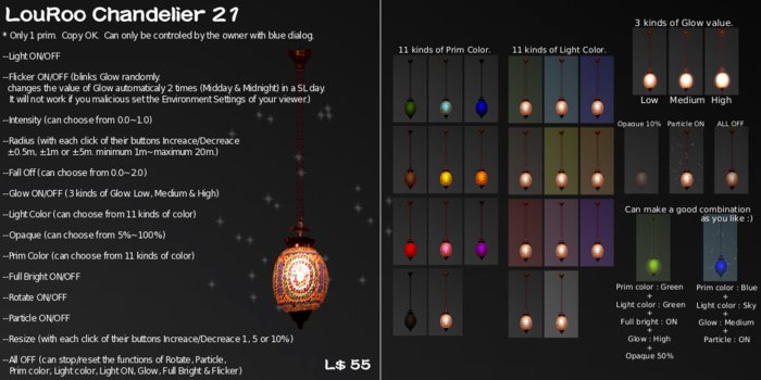 LouRoo Chandelier 21 BOX