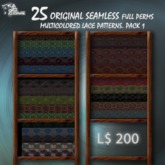 25 FULL PERMS SEAMLESS LACE PATTERNS. P1