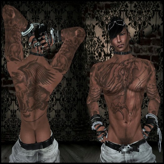 Toxic Bish Hooligans Ejder Kiss Tattoo