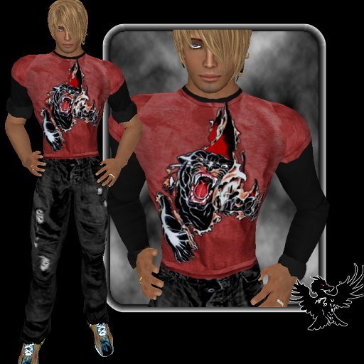-ATD- Red panther tee