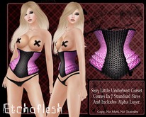 [Etchaflesh] Despina Underbust Corset MESH