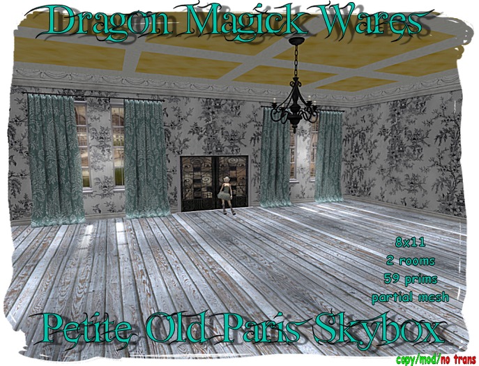 Dragon Magick Wares Petite Old Paris Skybox 
