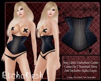 [Etchaflesh] Tect Underbust Corset MESH