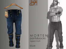 !gO! Morten pants&socks -blue-