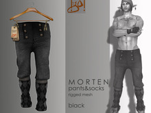 !gO! Morten pants&socks -black-