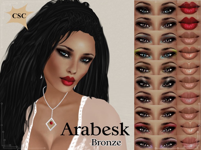 [D4u]Arabesk Skin-Bronze/Shape/10 Make up/Big Pack
