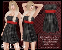 [Etchaflesh] Classic Rockabilly MESH Pin-Up Dress