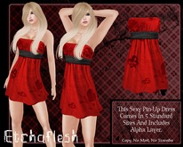 [Etchaflesh] Skull Shores MESH Pin-Up Dress