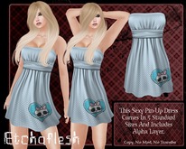 [Etchaflesh] Tart-N-Tangy MESH Pin-Up Dress