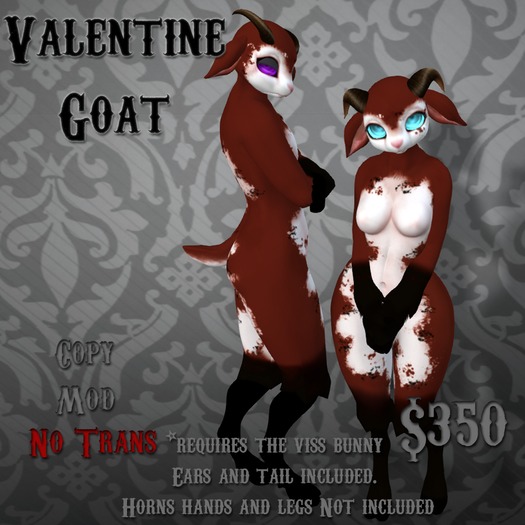 No Pants Mod Stand! Valentine Goat