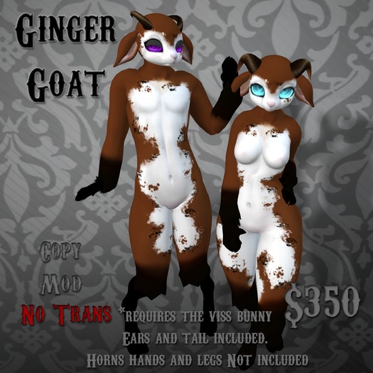 No Pants Mod Stand! Ginger Goat