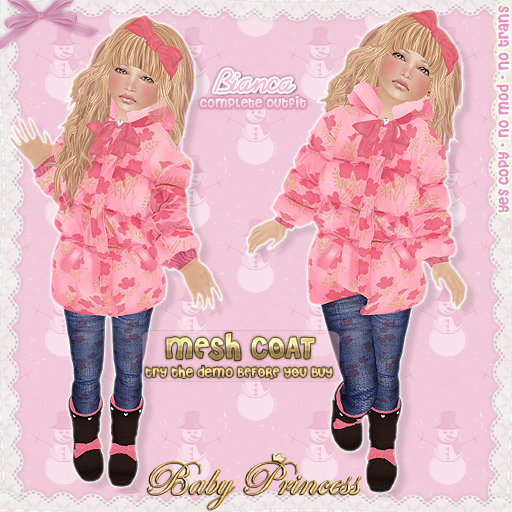 :*BABY*: Bianca - KIDS - Cherry - Partial MESH